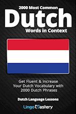 2000 Most Common Dutch Words in Context