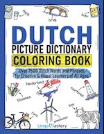 Dutch Picture Dictionary Coloring Book