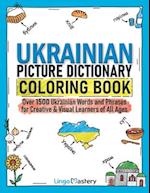 Ukrainian Picture Dictionary Coloring Book