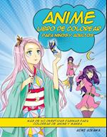 Anime libro de colorear para niños y adultos