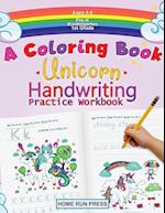 A Coloring Book Handwriting Practice Workbook