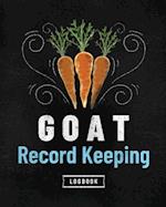 Goat Record Keeping Log Book