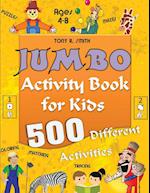 Jumbo Activity Book for Kids Ages 4-8