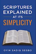 SCRIPTURES EXPLAINED AT IT'S SIMPLICITY 