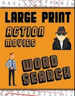 Large Print Action Movies Word Search