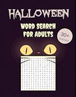 Halloween Word Search For Adults