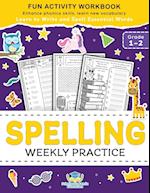 Spelling Weekly Practice for 1st 2nd Grade