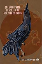 speaking with grackles by soapberry trees 