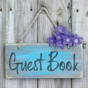 Guest Book: Sign In Visitor Log Book For Vacation Home, Rental House, Airbnb, Bed And Breakfast Memory Book, Lake Home Rental Logbook