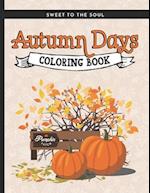 Autumn Days: Coloring Book 