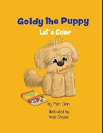 Goldy the Puppy Let's Color: Coloring Book 