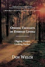 Opening Thoughts on Everyday Living