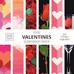 Vivid Valentine Scrapbook Paper