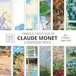 Famous Paintings Of Claude Monet Scrapbook Paper