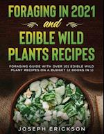 Foraging in 2021 AND Edible Wild Plants Recipes: Foraging Guide With Over 101 Edible Wild Plant Recipes On A Budget (2 Books In 1) 