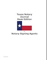 Texas Notary Journal Desk Edition for Notary Signing Agents 