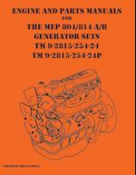 Engine and parts Manuals for the MEP 804/814 A/B Generator Sets TM 9-2815-254-24 and TM 9-2815-254-24P 