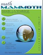 Math Mammoth Grade 1-A Worktext, International Version (Canada)