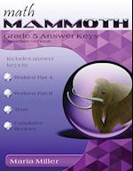 Math Mammoth Grade 5 Answer Keys, Canadian Version 