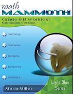 Math Mammoth Grade 6-B Worktext, Canadian Version 