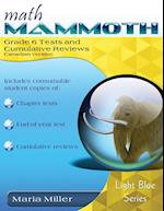 Math Mammoth Grade 6 Tests and Cumulative Reviews, Canadian Version 
