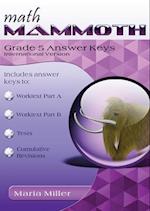 Math Mammoth Grade 5 Answer Keys, International Version