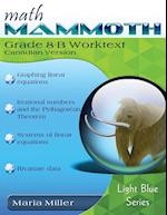 Math Mammoth Grade 8-B Worktext, Canadian Version