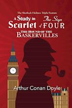 The Sherlock Holmes Triple Feature - A Study in Scarlet, The Sign of Four, and The Hound of the Baskervilles 