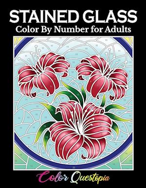 Stained Glass Color by Number For Adults
