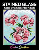 Stained Glass Color by Number For Adults