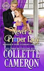 Never a Proper Lady: A Sweet Historical Regency Romance 