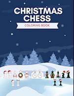 Christmas Chess Coloring Book 