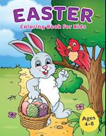 Easter Coloring Book for Kids Ages 4-8