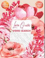 Love Quotes Word Search 