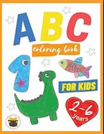 ABC Coloring Book for Kids 2-6 years 