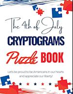 The 4th of July Cryptograms Puzzle Book for Adults