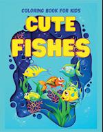 CUTE FISHES Coloring Book for Kids