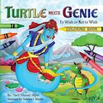 Turtle Meets Genie, The Coloring Book