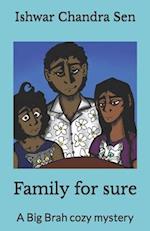 Family for sure: A Big Brah cozy mystery 