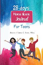 28 days Mental Health Journal for Teens 