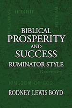 Biblical Prosperity and Success