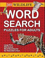 302 Wildlife Word Search Puzzles for Adults