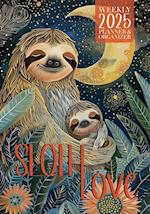 Sloth Love 2025 Weekly Planner and Organizer