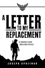 A Letter to My Replacement