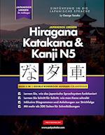 Lernen  Japanisch Hiragana, Katakana und Kanji N5 - Arbeitsbuch für Anfänger