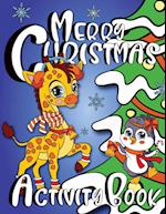 Merry Christmas Activity Book for Kids