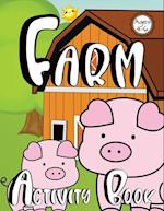 Farm Activity Book For Kids 