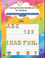 Tracing Practice Workbook for Children
