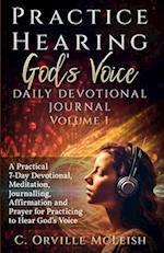 Practice Hearing God's Voice Daily Devotional Journal