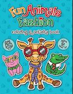 Fun Animals Fashion: Coloring & Activity Book 